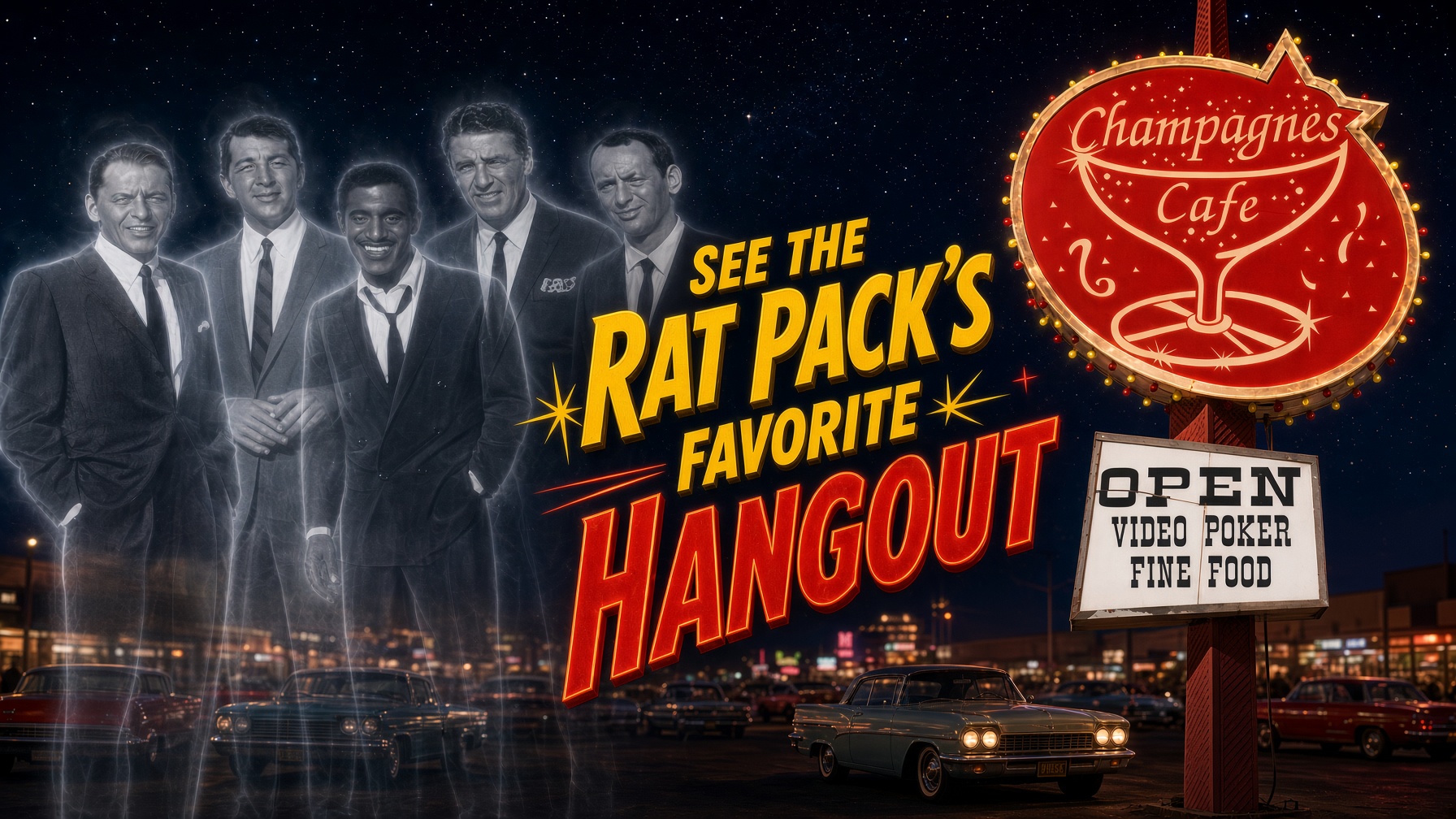 Rat Pack hangout — Champagne’s Cafe