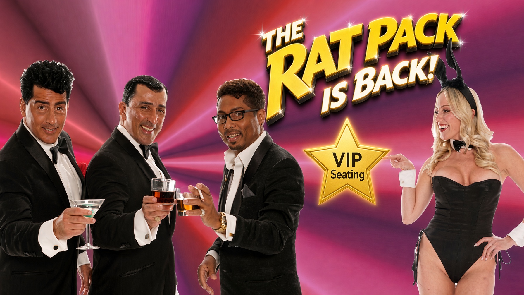 The Rat Pack Is Back show, VIP seating